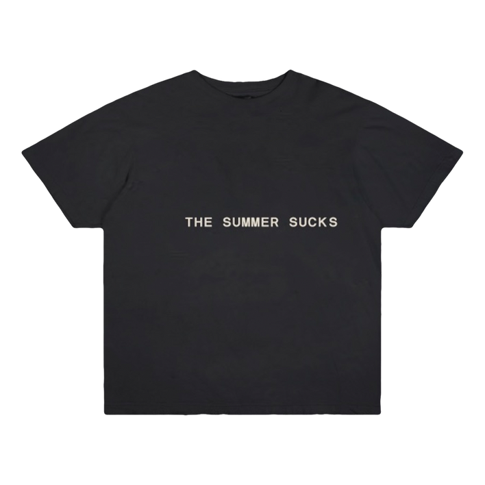 The Summer Sucks Black T-Shirt